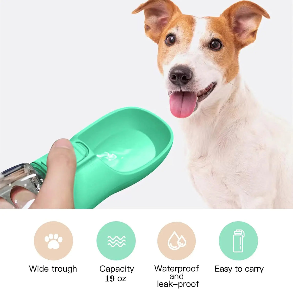Portable Dog Water Bottle Dog Bowls for Small Large Dogs Cat Outdoor Leakproof Walking Drinking Bowls Puppy and Pets Supplies
