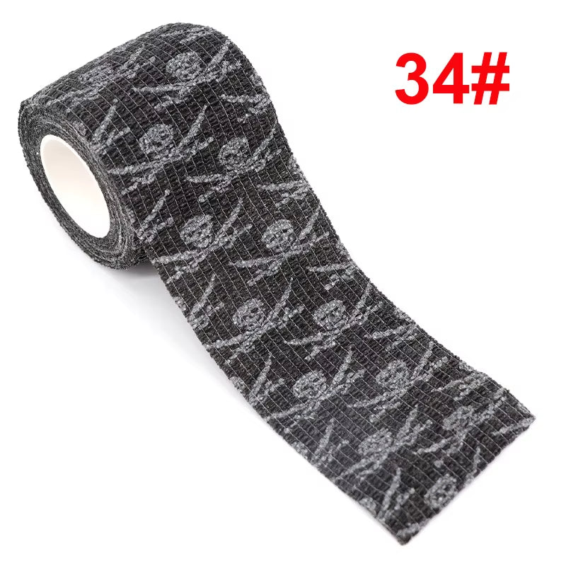 Animal Pattern Printed Self Adhesive Elastic Bandage 4.5M Sports Wrap Tape for Finger Joint Knee First Aid Kit Pet Tape